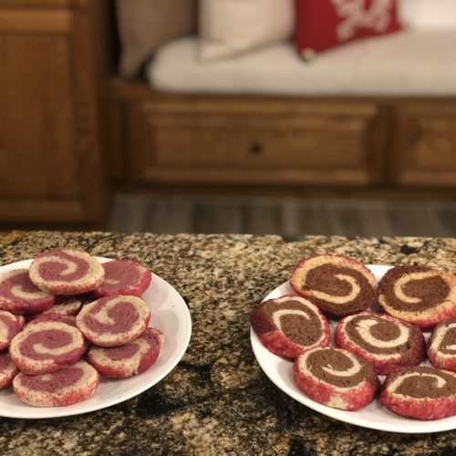 "Maurice Lennell" Pinwheel Cookies Recipe vegan + gluten free AJ Rivera