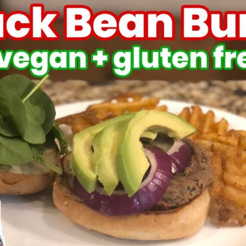 vegan black bean burger