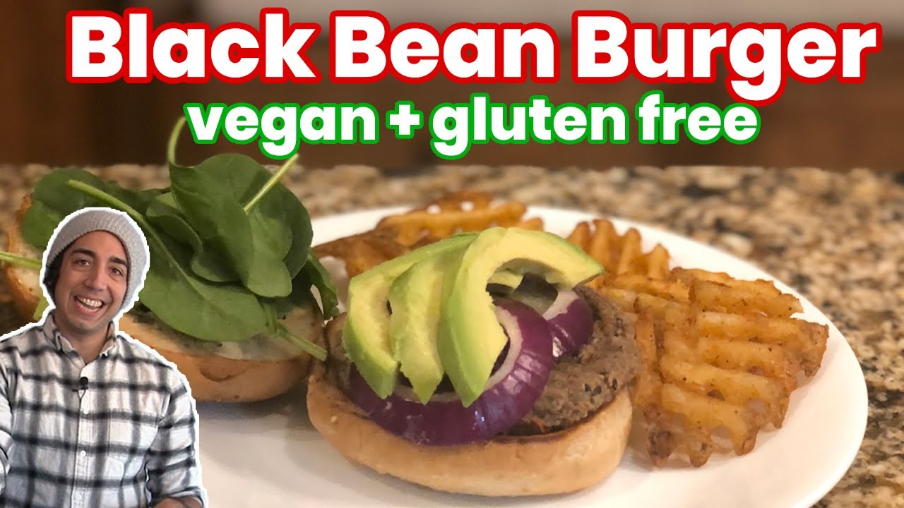 vegan black bean burger