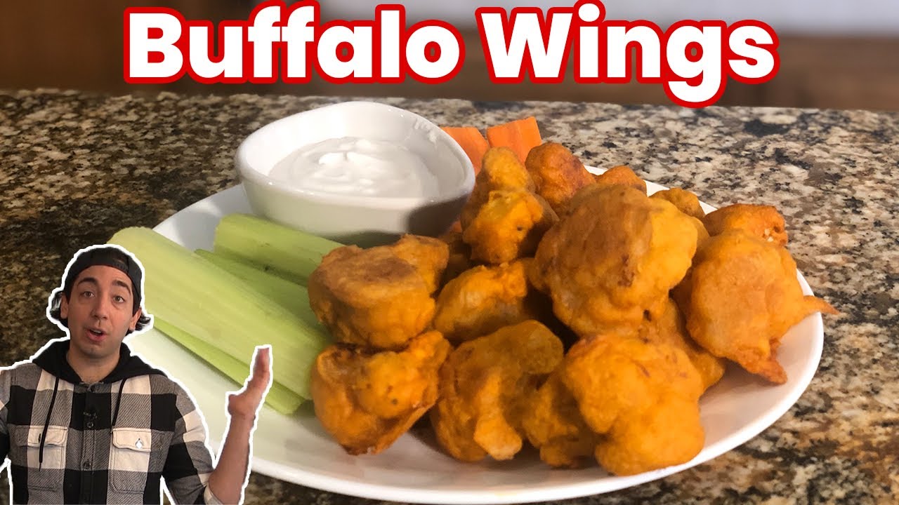 vegan cauliflower buffalo wings